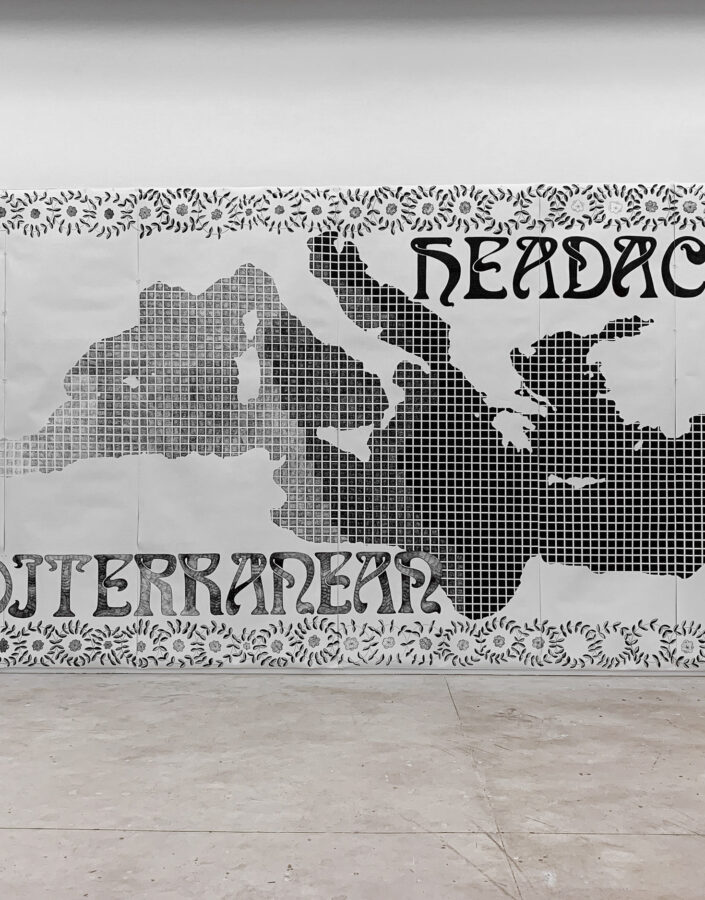 Mediterranean-Headache-2007 -Aleksandra-Mir.-Galeria-Praca-Instituto-Inhotim.-Foto-Leo-Fontes